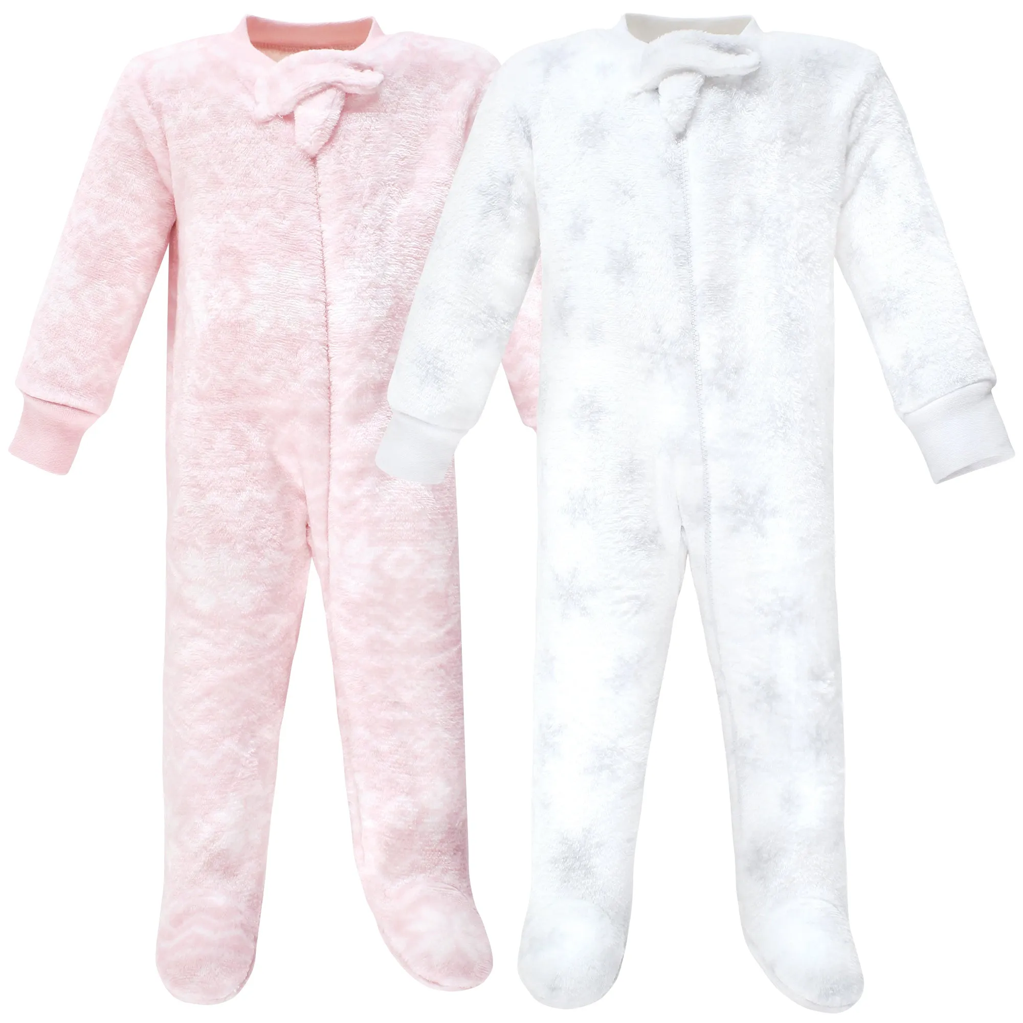 Hudson Baby Plush Sleep and Play, Snowflakes