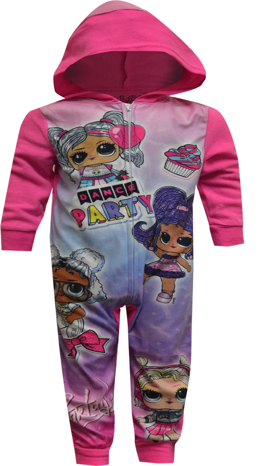 LOL Surprise Dance Party Blanket Sleeper One Piece Pajama