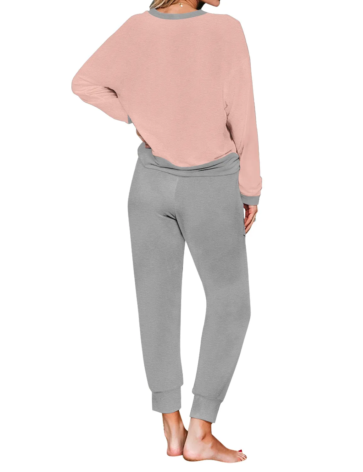 luvamia Women Tie Dye Pajama Sets Long Sleeve Tops and Pants PJ Sets Joggers Loungewear Sleepwear