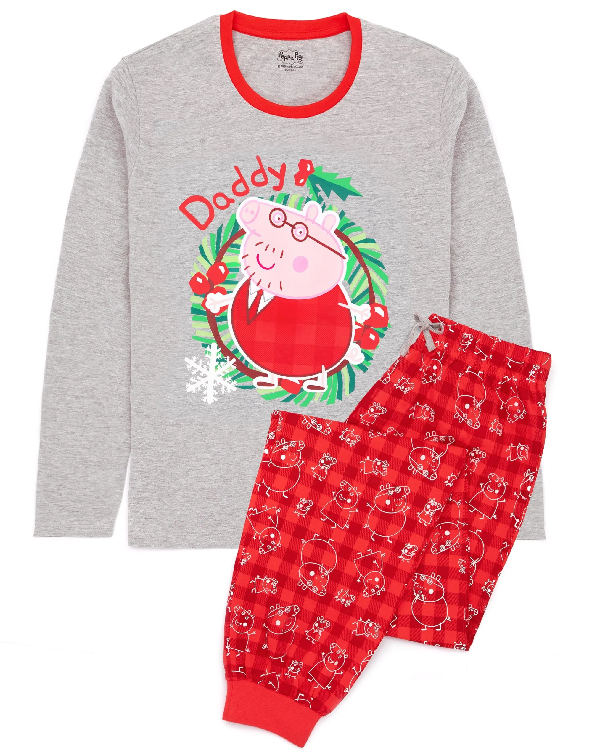 Peppa Pig Matching Family Christmas Pyjamas For Adults Toddlers & Kids