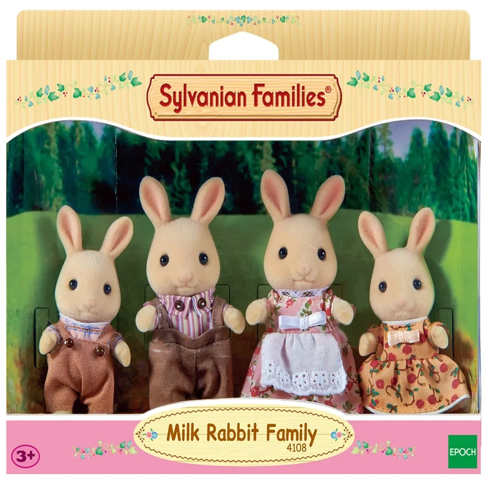 Sylvanian Families 4108 Milk Rabbit Family