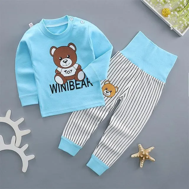 Teddy Bear, Balloon Bear and Three Little Owls Baby and Toddler Pyjama Set of 3